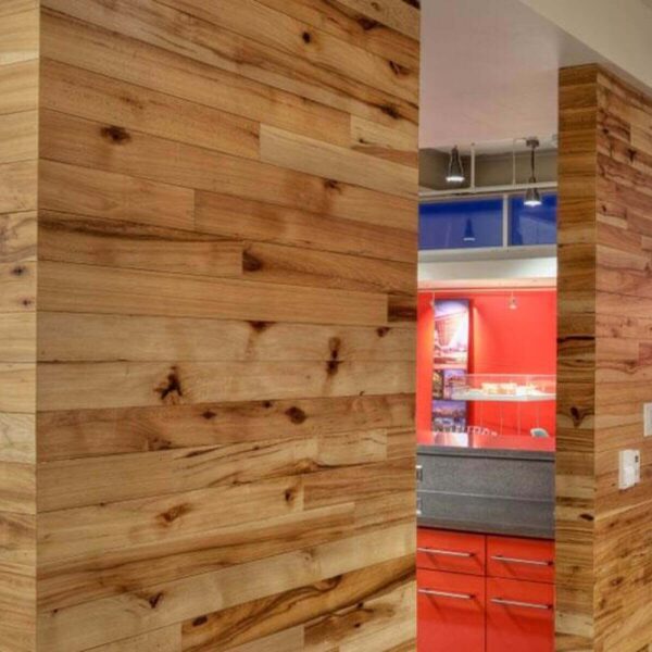 T&G Hickory Heartwood Wall Cladding Collection 103