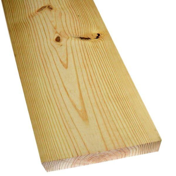 KD Knotty Yellow Pine Furniture Grade Random Width Lumber